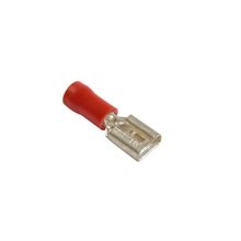 Flatstifthylsa 6,3mm röd 100 pack