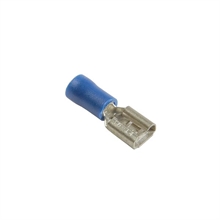 Flatstifthylsa 6,3mm blå 100 pack