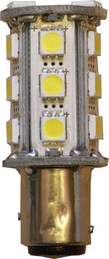 LED 2-polig Bay15d 10-30V 18dioder
