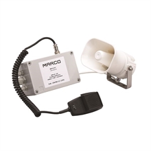 Signalhorn med mistlur, mikrofon, och VHF-ingång, 12V