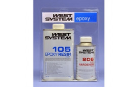 West System epoxy sats 105/206 A-pack 1,2kg