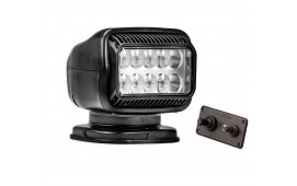Golight svart LED fast panel