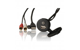 Fusion USB och AUX paneluttag