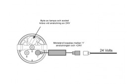 Kit 24-12V dropping resis