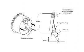 Slang och givare för trycklogg