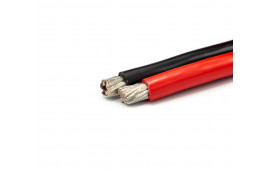 Förtent Batterikabel - 70mm2 förtent 10m Svart