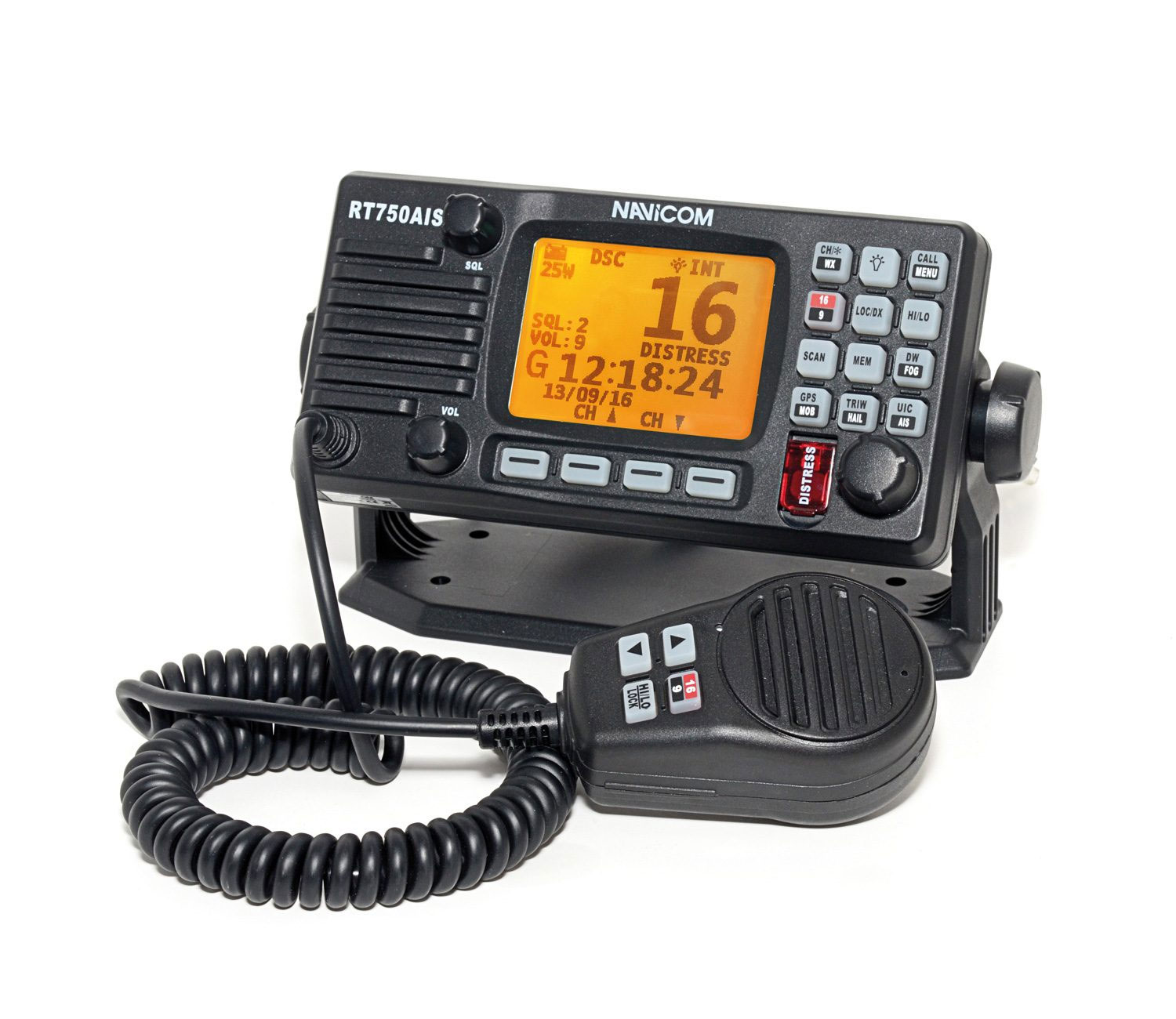 Navicom RT-750 VHF V2 - Navicom RT-750 DSC/GPS VHF