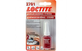 LOCTITE 2701 gänglåsning med hög styrka 5 ml