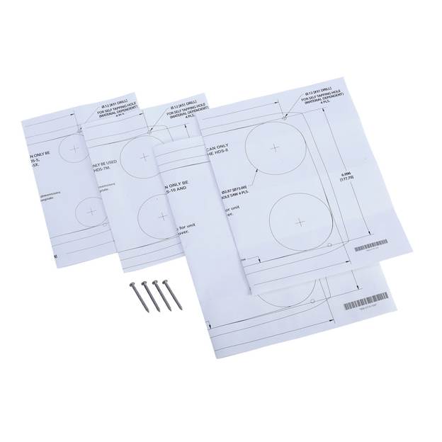 Flush fäste kit for all HDS mo  