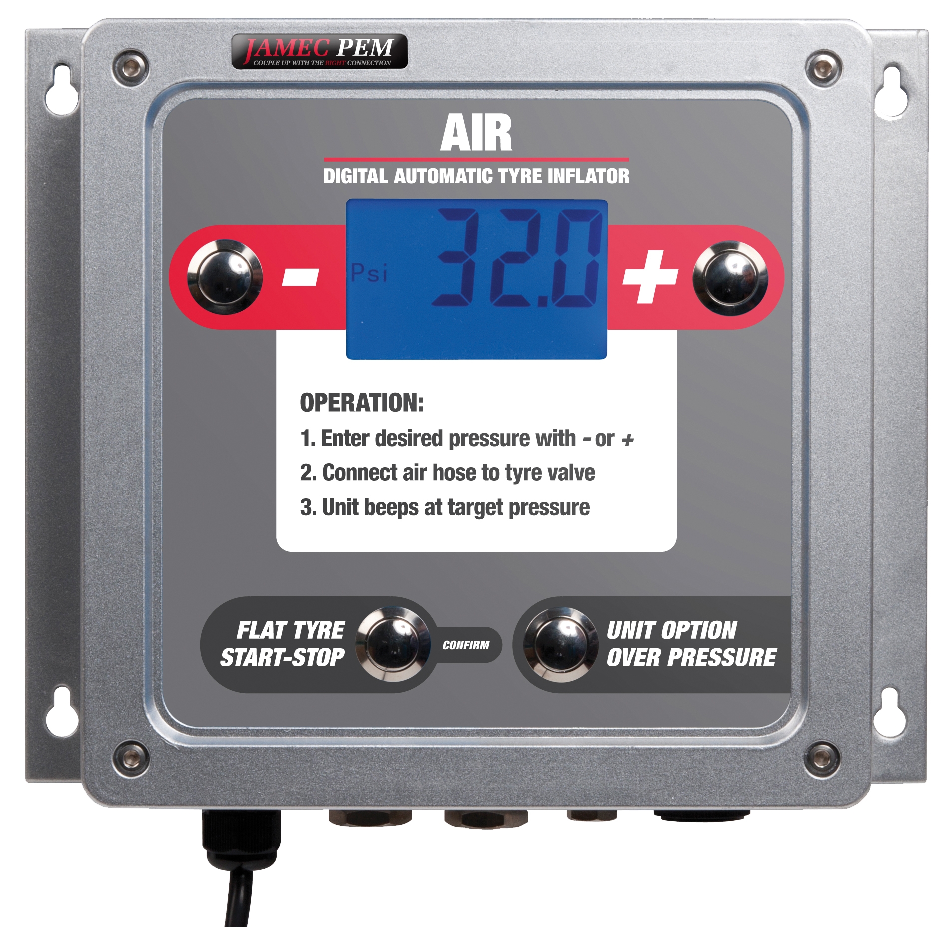 LUFTPÅFYLLARKLOCKA JAMEC