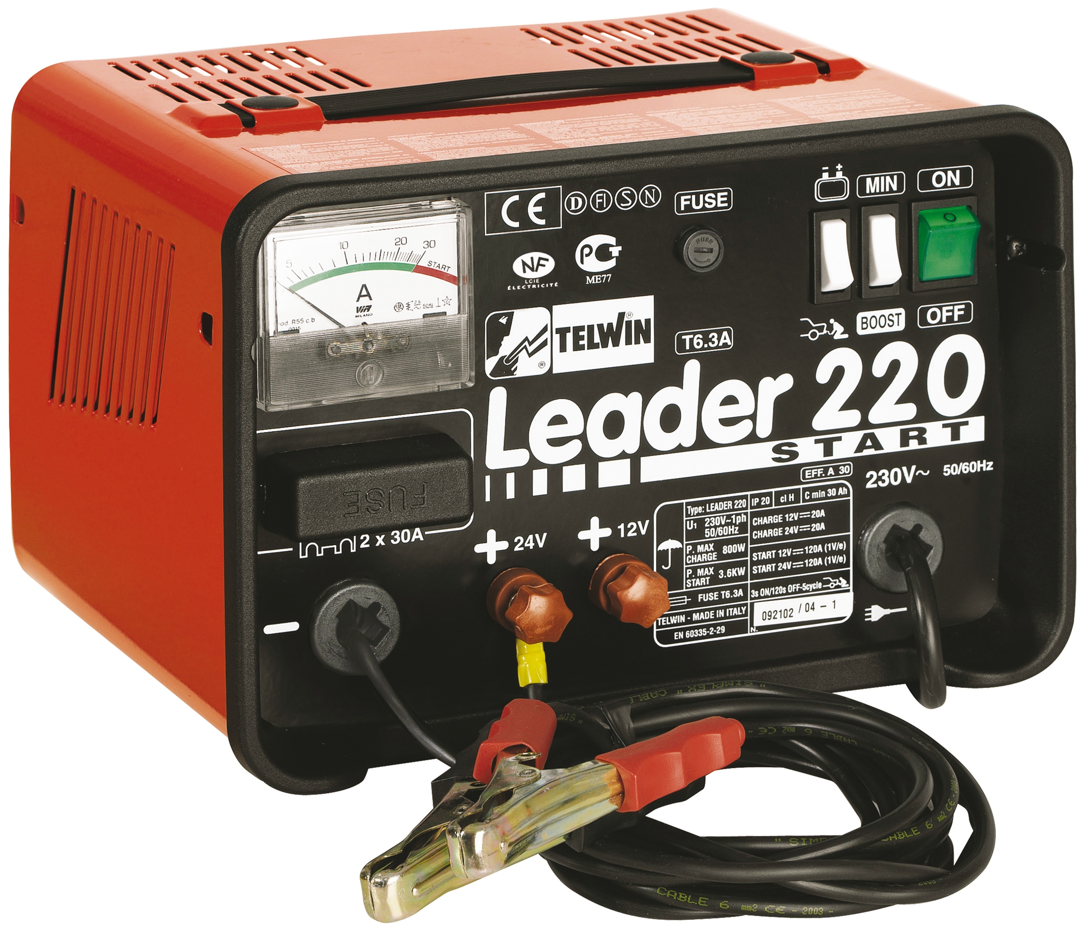 BATTERILADDARE LEADER 220