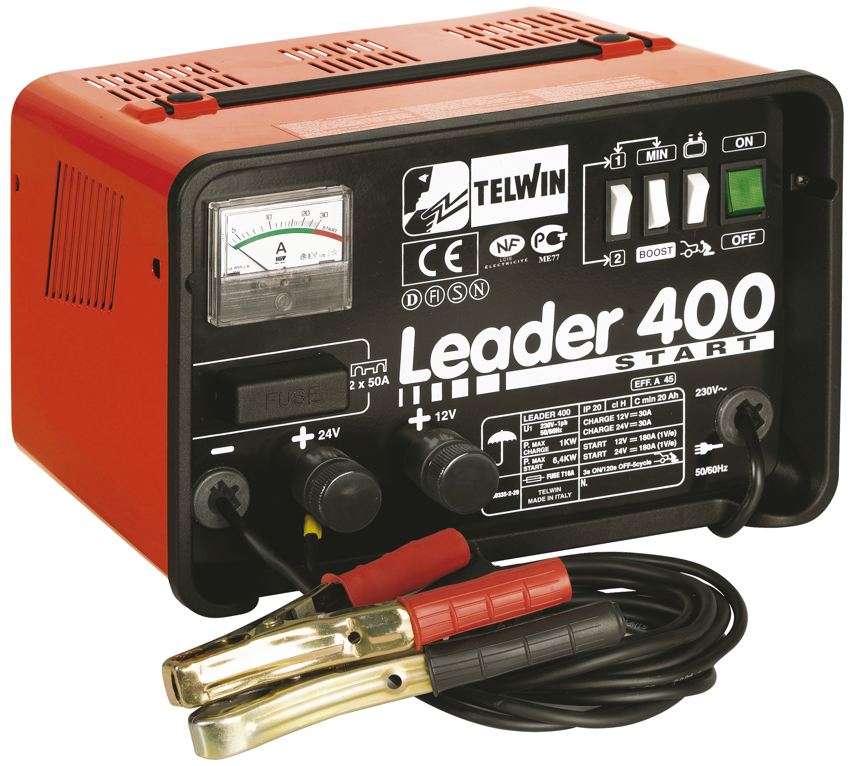 BATTERILADDARE LEADER 400