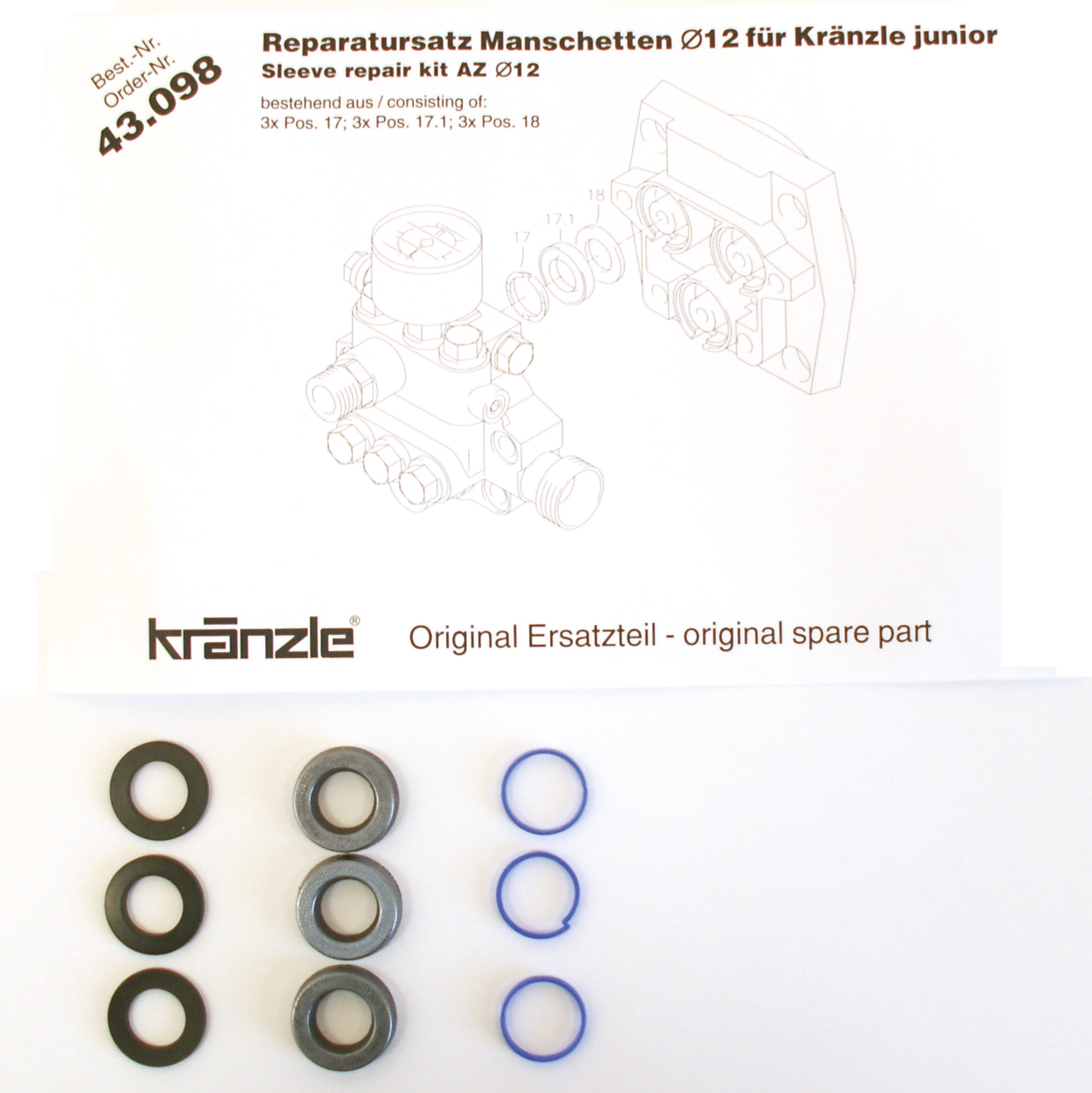 MANSCHETTSATS JUNIOR