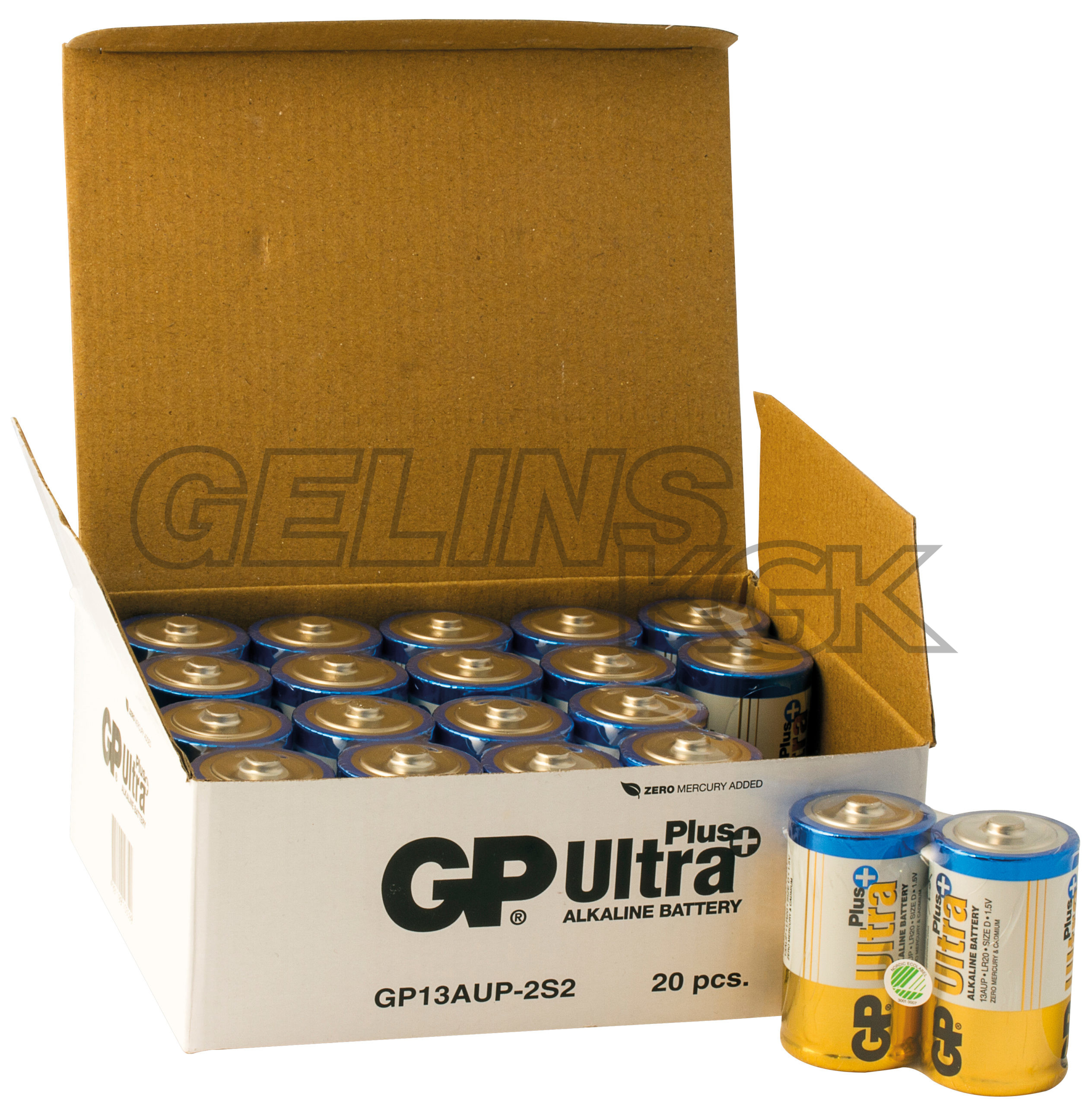BATTERI GP D/20-PACK BULK