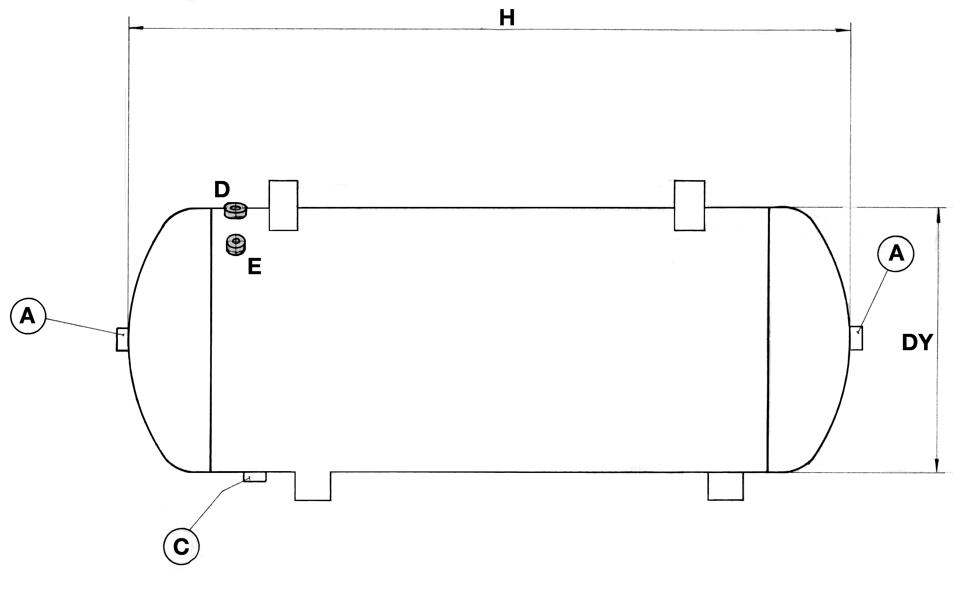 LUFTBEHÅLLARE 90 L 602/752