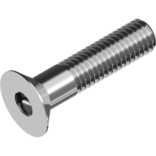 Insexskruv med försänkt skalle (MF6S) M8x20 A4 100st