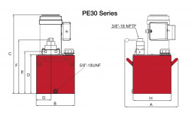 HYDRAULPUMP ELEKTRISK 0,5 HK
