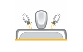 Raptor Vinklat Fäste Svart